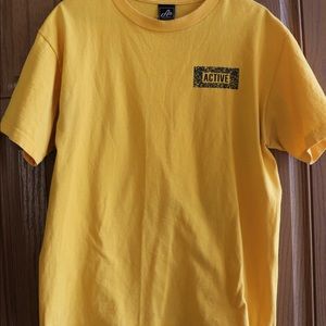 Neon yellow tee shirt